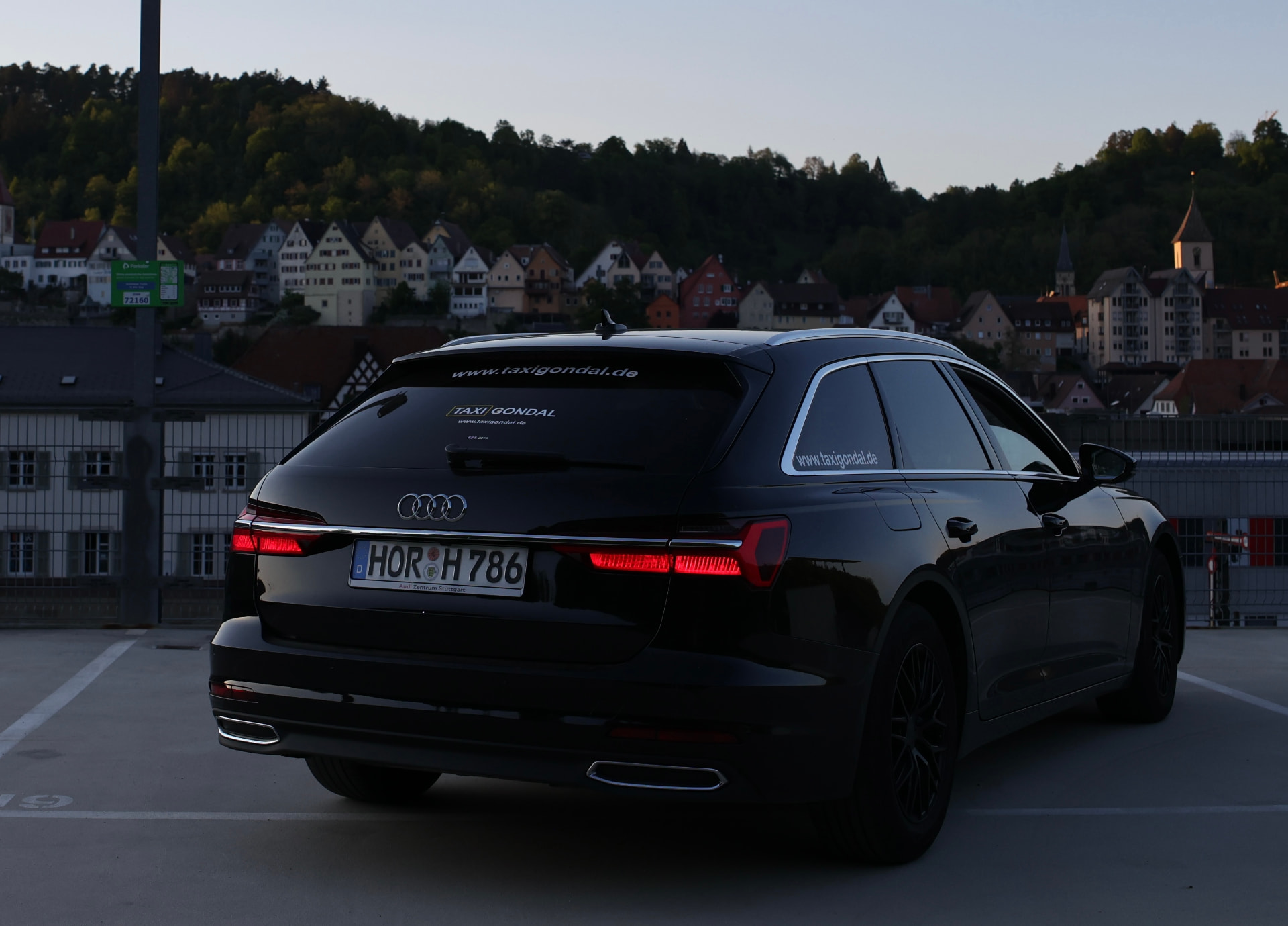 Audi A6 Business-Limousine von Taxi Gondal in Horb